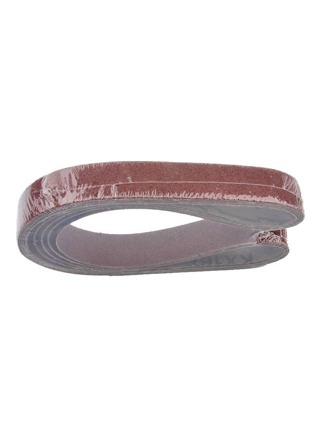 10-Piece Abrasive Sanding Belts Brown  - Image 5