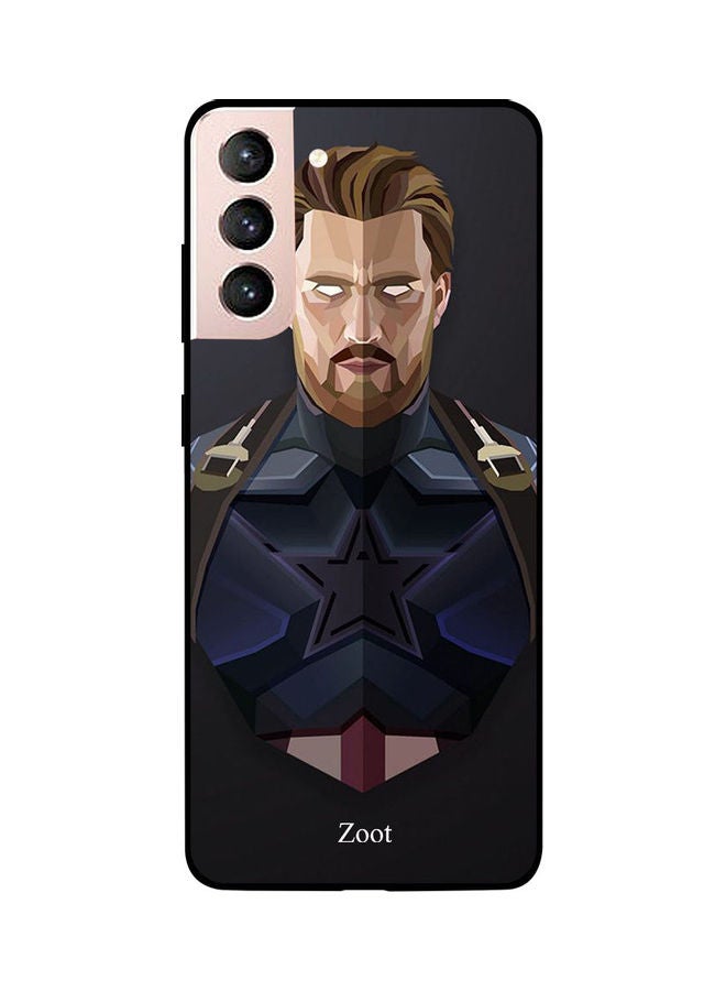 Zoot Skin Case Cover -for Samsung Galaxy S21 Captain America Minimalist Art Captain America Minimalist Art  - Image 1