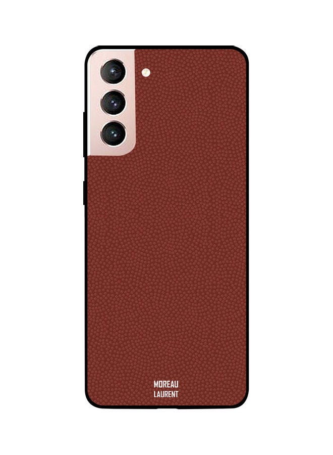 Moreau Laurent Skin Case Cover -for Samsung Galaxy S21 Full Brown Texture Full Brown Texture - Image 1