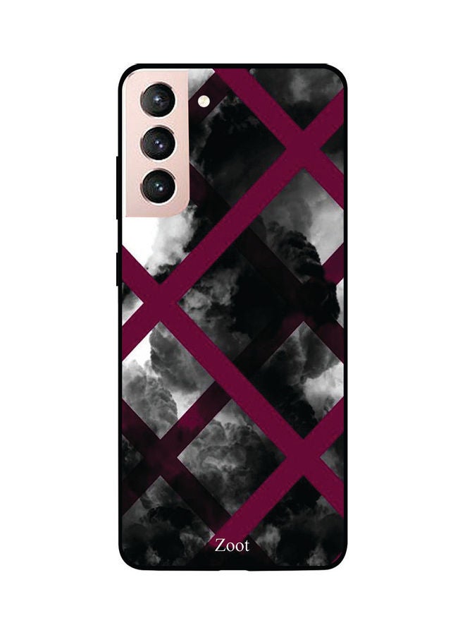 Printed Case Cover For Samsung Galaxy S21 6.2inch Multicolour