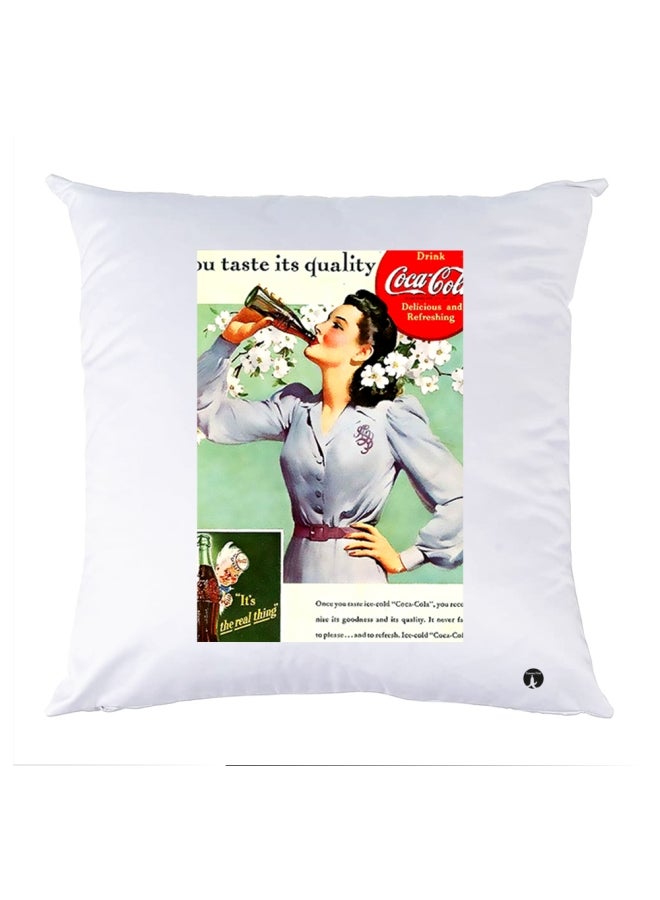 بي بي وسادة زينة مطبوعة متعدد الألوان 30x30سم