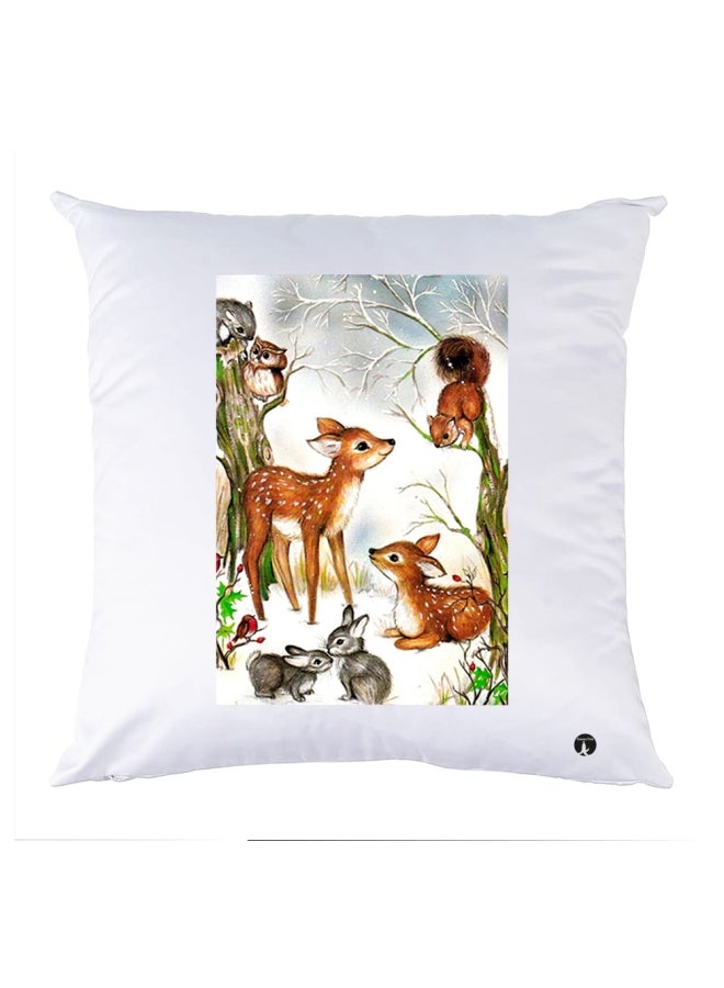 بي بي وسادة زينة مطبوعة متعدد الألوان 30x30سم