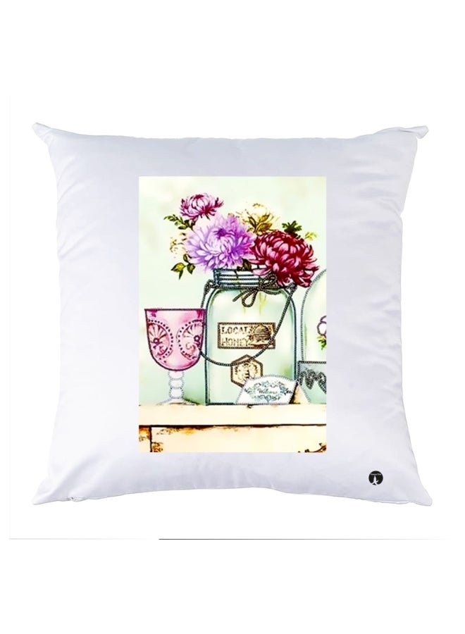 بي بي وسادة زينة مطبوعة متعدد الألوان 30x30سم