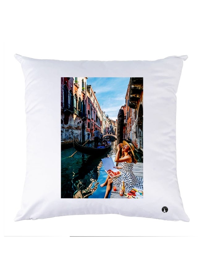 بي بي وسادة زينة مطبوعة متعدد الألوان 30x30سم