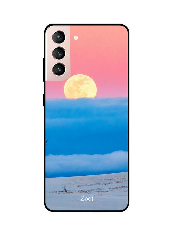 Zoot Skin Case Cover -for Samsung Galaxy S21 Blue Cloud And Pink Sky Blue Cloud And Pink Sky - Image 1