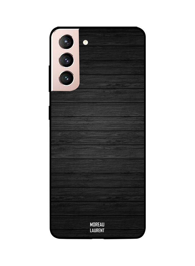 Moreau Laurent Skin Case Cover -for Samsung Galaxy S21 Dark Black Wooden Dark Black Wooden - Image 1