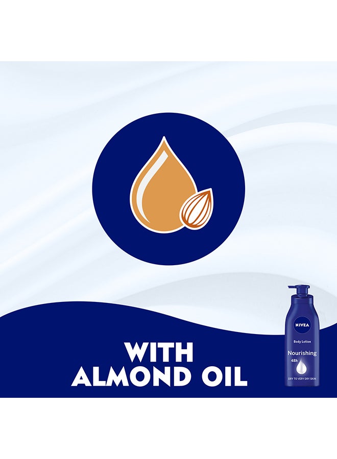 نيفيا لوشن مغذي للجسم بزيت اللوز شفاف 2 x 400ملليلتر - Image 3