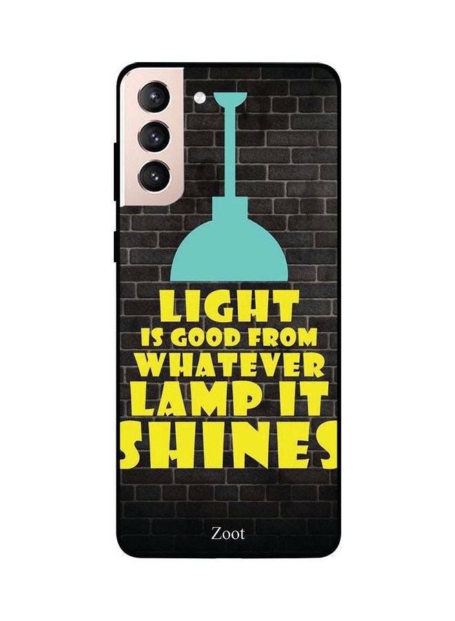 Zoot Protective Case Cover For Samsung Galaxy S21 Plus Dark Grey/Blue/Yellow - Image 1