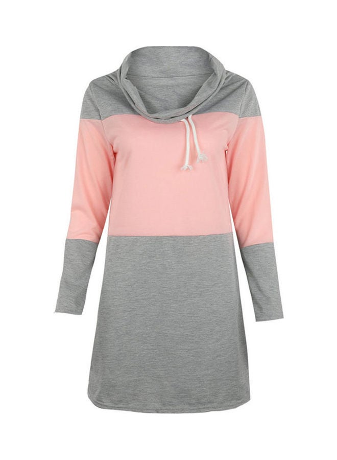 Long Sweatshirt Pink/Grey 