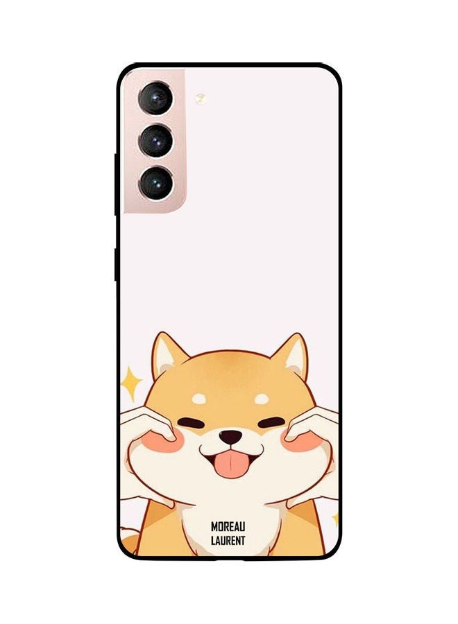 Moreau Laurent Skin Case Cover -for Samsung Galaxy S21 Cute Cat Holding Checks Cute Cat Holding Checks - Image 1