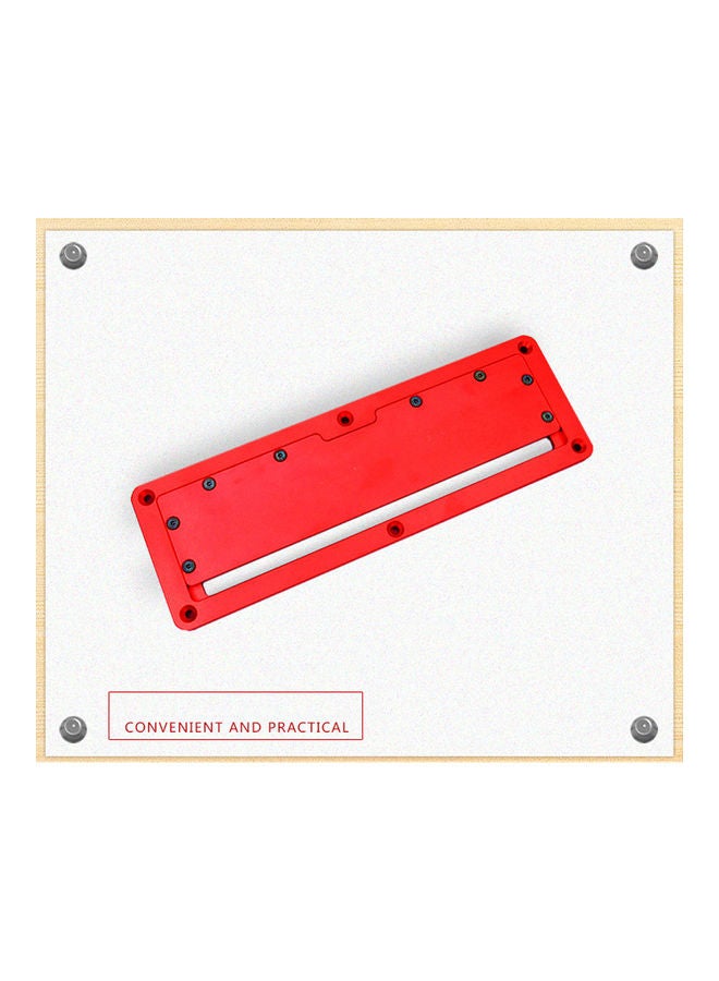 Table Electric Circular Saw Flip Cover Plate Red 31x3x10cm  - Image 2