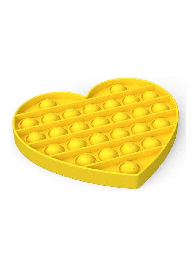 null - Heart Shaped Push Pop Bubble Sensory Toy - Image 1