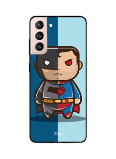 Skin Case Cover -for Samsung Galaxy S21 Batman And Superman Kid Cartoon Batman And Superman Kid Cartoon