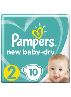 Pampers Baby Dry Diapers Size 2, Mini, 3-8Kg (10 diapers)  - Image 1