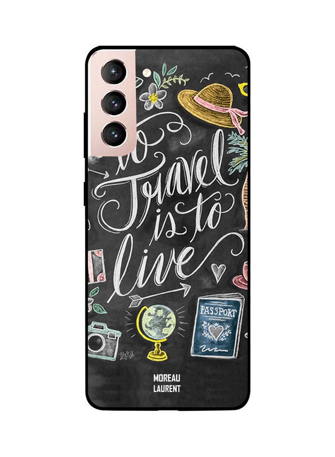 Moreau Laurent Skin Case Cover -for Samsung Galaxy S21 To Travel Is To Live Tags To Travel Is To Live Tags - Image 1