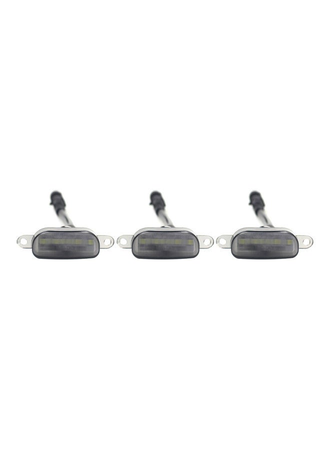 3-Piece Auto Front Grille LED Lights Set - Image 1