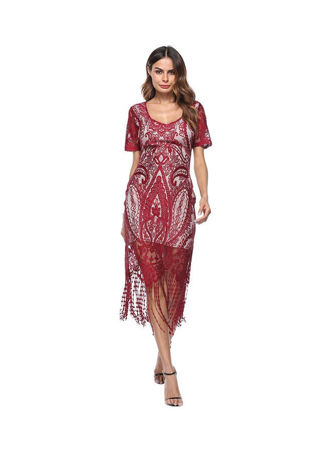 Bodycon Party Dress Red