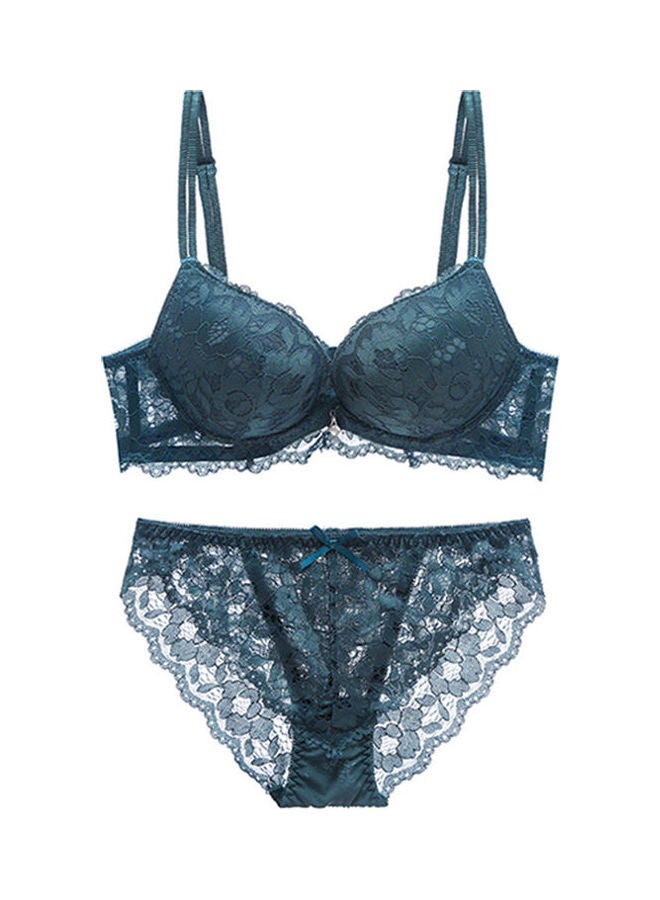 Generic - Bowknot Briefs Set Green - Image 1