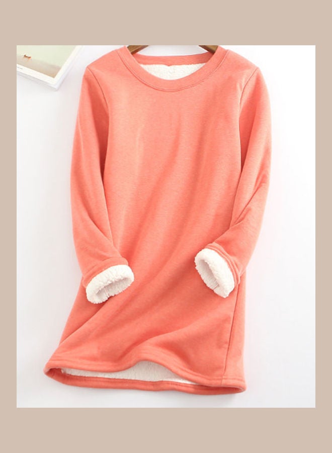 Fashion Long Sleeve Blouse Watermelon Red