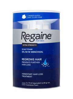 3-Piece Hair Regrowth Foam 60grams