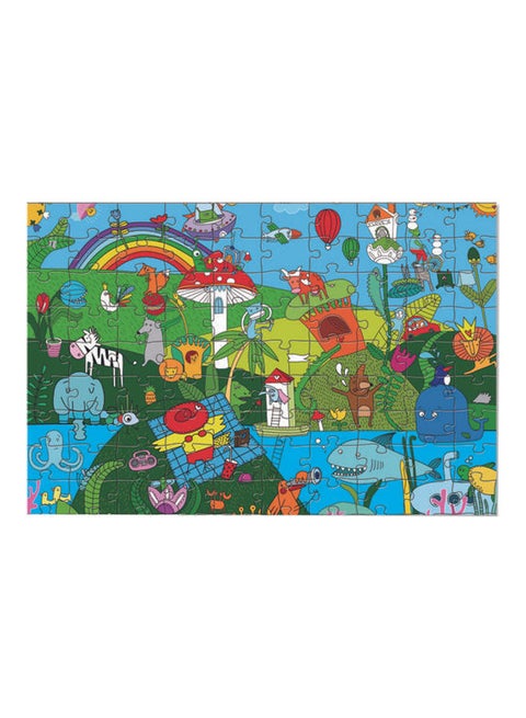 180-Piece Jigsaw Puzzle Flora And Fauna