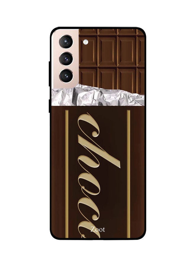 Zoot Protective Case Cover For Samsung Galaxy S21 Plus Brown/Silver - Image 1