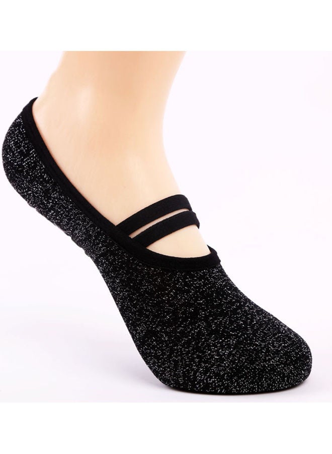 Generic Non Skid Breathable Low Cut Backless Barre Socks 20x20x20cm - Image 1
