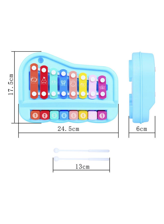2-In-1 Xylophone Piano Musical Instrument