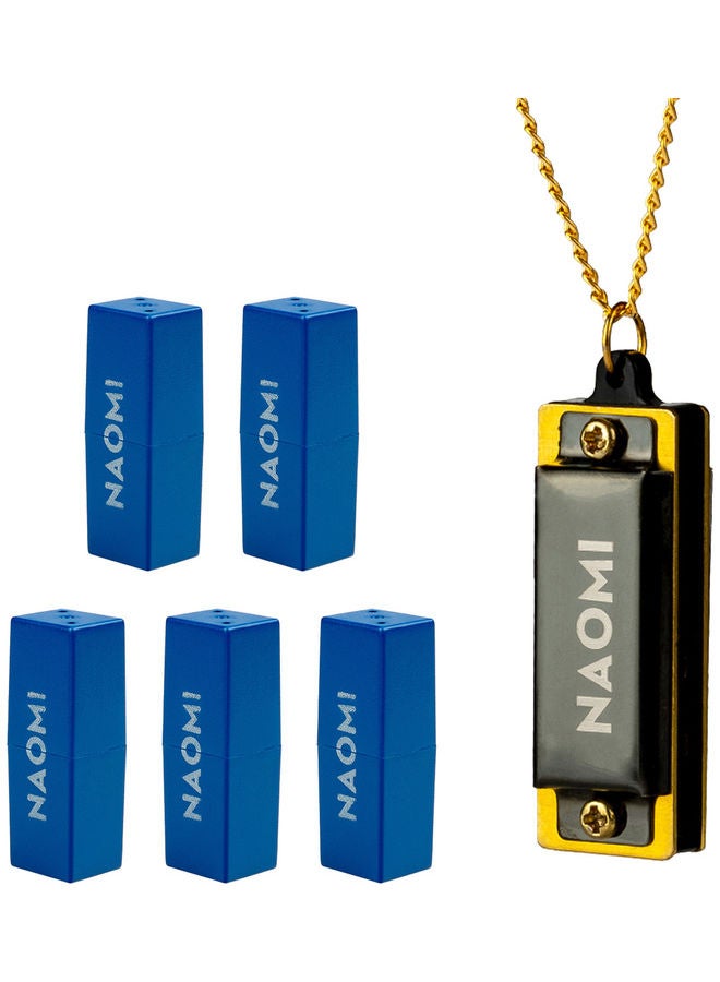 Generic 5-Piece Harmonica Necklace 4 Holes 8 Tones  - Image 5