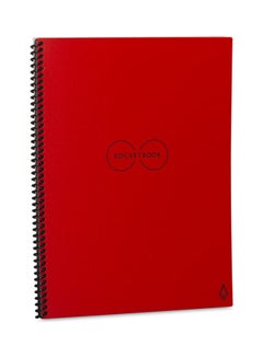 Smart Letter Size Notebook Red/White