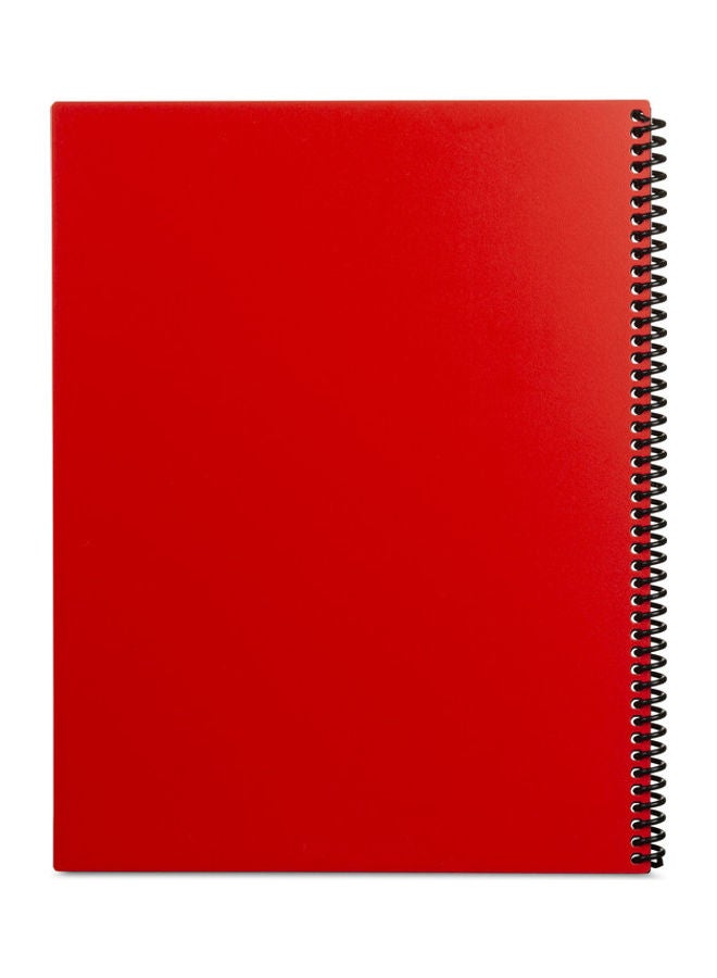 Rocketbook - Smart Letter Size Notebook Red/White - Image 1