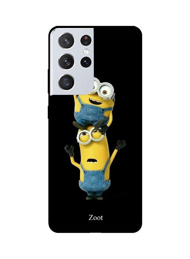 Zoot Protective Printed Case Cover For Samsung Galaxy S21 Ultra Black/Yellow  - Image 1