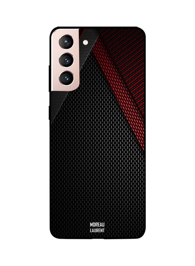 مورو لورنت Skin Case Cover -for Samsung Galaxy S21 Black/Red/Grey Black/Red/Grey - Image 1