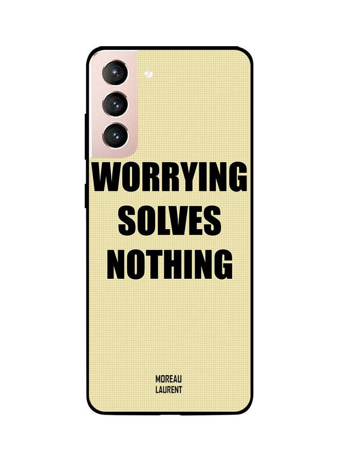 Moreau Laurent Skin Case Cover -for Samsung Galaxy S21 Worrying Solves Nothing Worrying Solves Nothing - Image 1