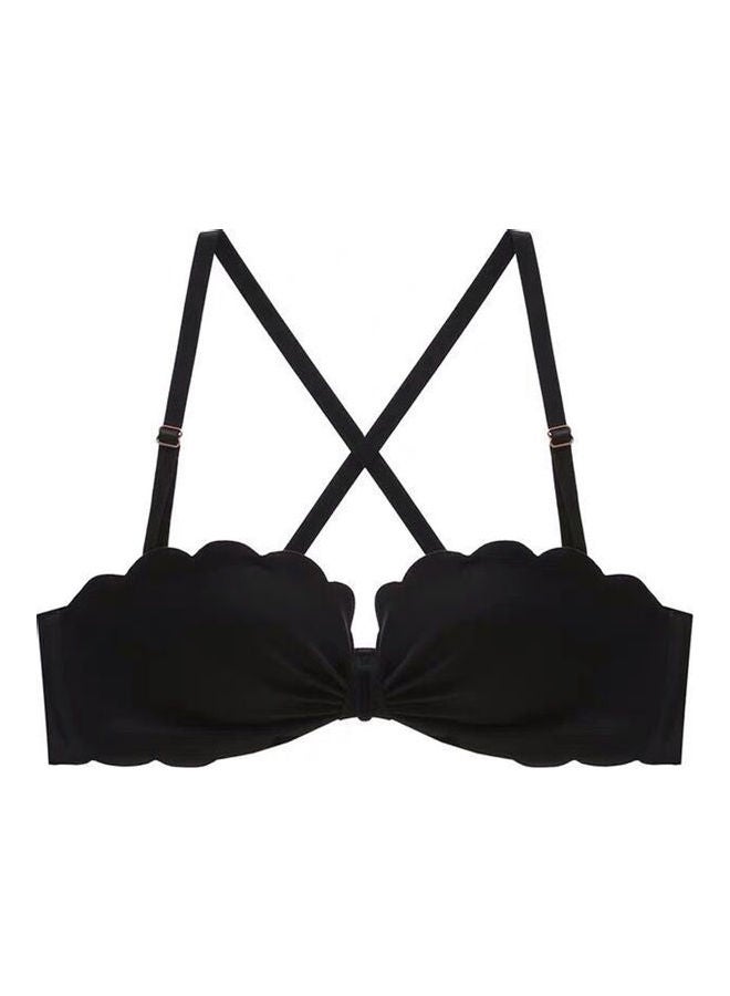 Breathable Non-slip Padded Push Up Bra Black