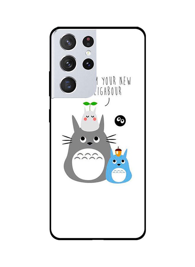 Zoot Protective Printed Case Cover For Samsung Galaxy S21 Ultra White  - Image 1