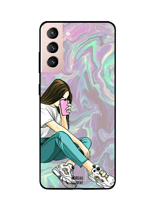 Moreau Laurent Skin Case Cover -for Samsung Galaxy S21 Taking Picture Taking Picture - Image 1