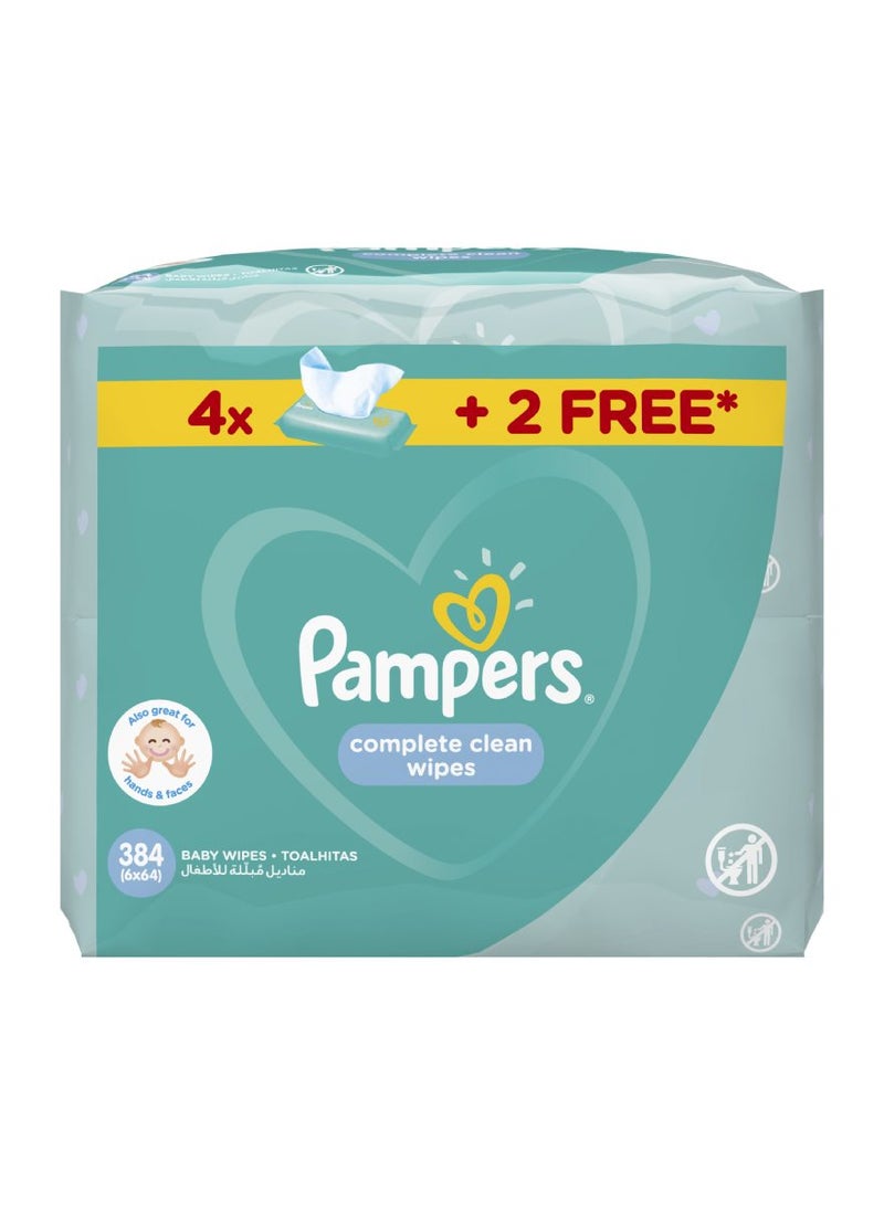 بامبرز مناديل تنظيف كاملة ٣٨٤ حبه - Image 2