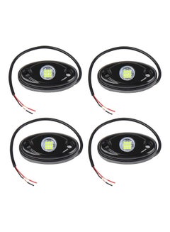 4-Piece Rock Lights 4-Pod For JEEP Offroad/Truck/UTV ATV Boat