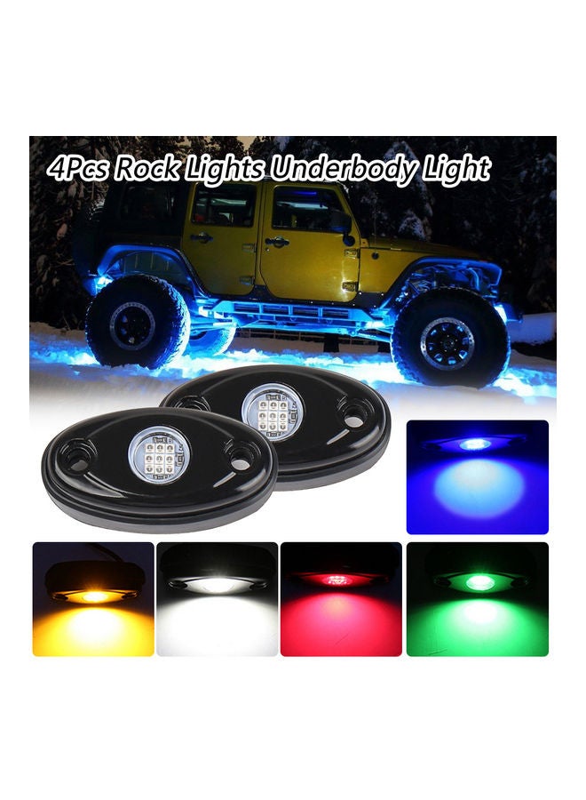 Generic - 4-Piece Rock Lights 4-Pod For JEEP Offroad/Truck/UTV ATV Boat - Image 1