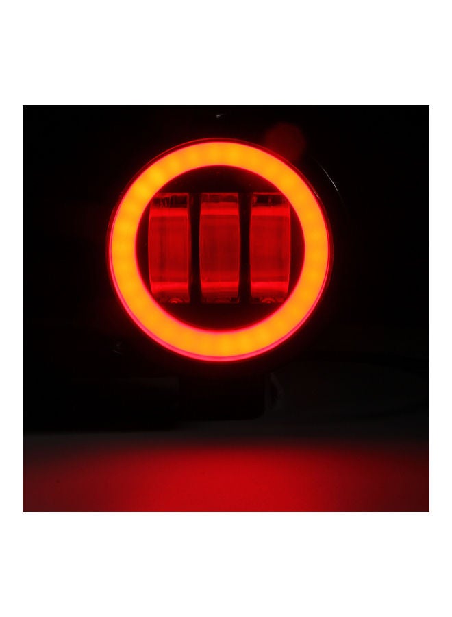 2-Piece Waterproof Square LED Angel Eye Fog Light - Image 2