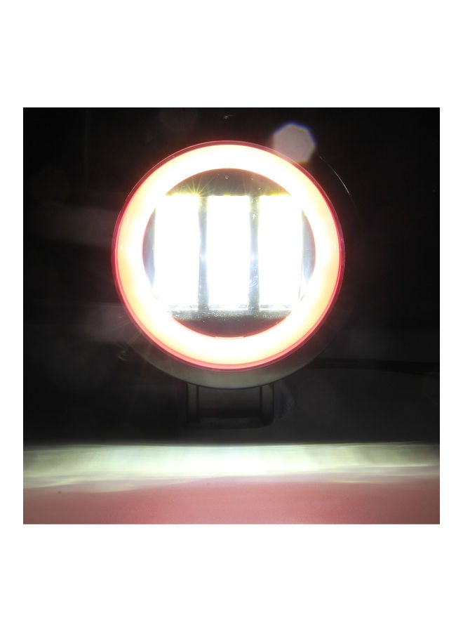 2-Piece Waterproof Square LED Angel Eye Fog Light - Image 5