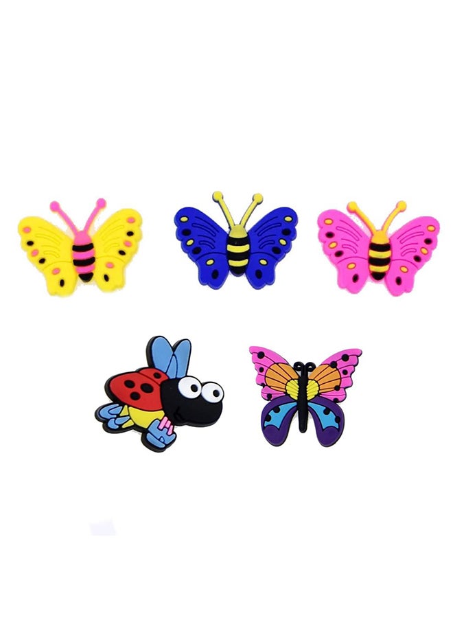 6-Piece Butterfly Rubber Wristband Set 18x0.2x5cm - v1610970364/N41007217A_2