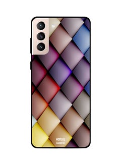 Hidding Glass Shape Pattern Printed Protective Case Cover For Samsung Galaxy S21 Plus multicolour
