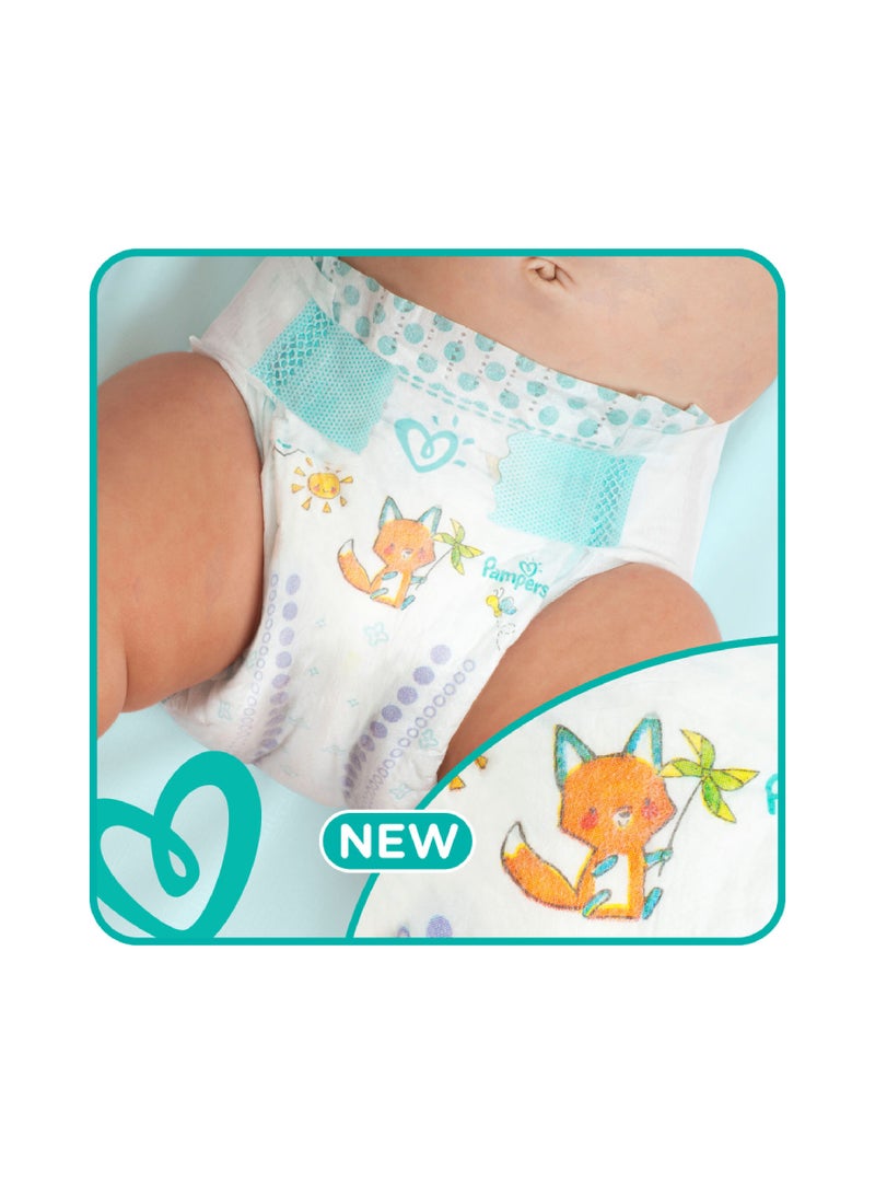 Pampers - Baby Dry Diapers Size 1, New Born, 2-5 Kg (60 Diapers) - Image 1