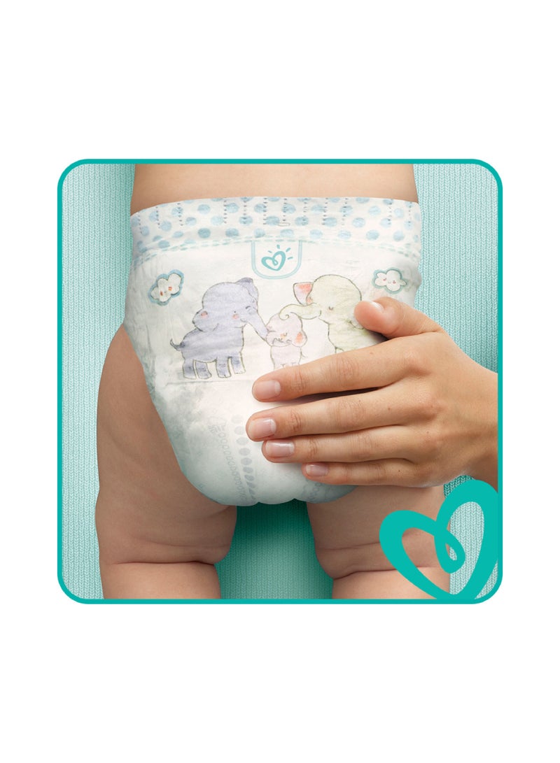 Pampers - Baby Dry Diapers Size 1, New Born, 2-5 Kg (60 Diapers) - Image 1