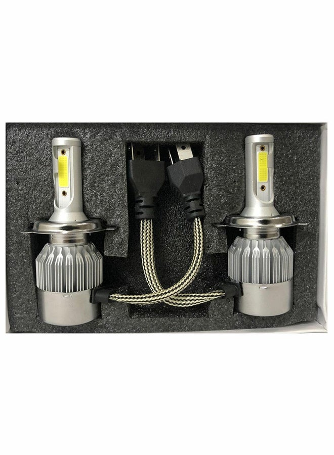 Generic 2-Piece C6 Car Led Headlight Bulb Set 36W 