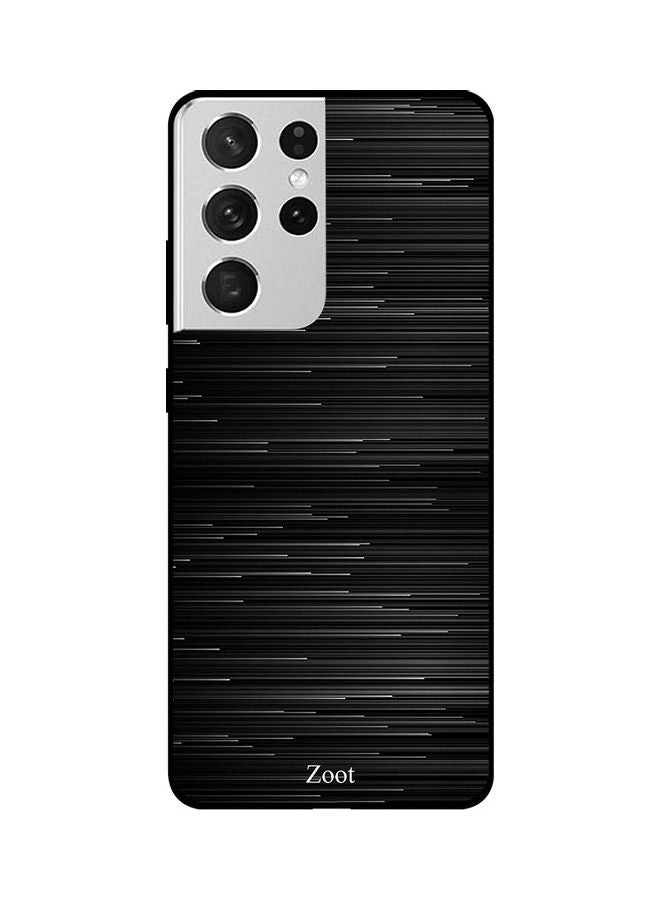 Zoot Horizontal Rays Printed Case Cover For Samsung Galaxy S21 Ultra Black - Image 1