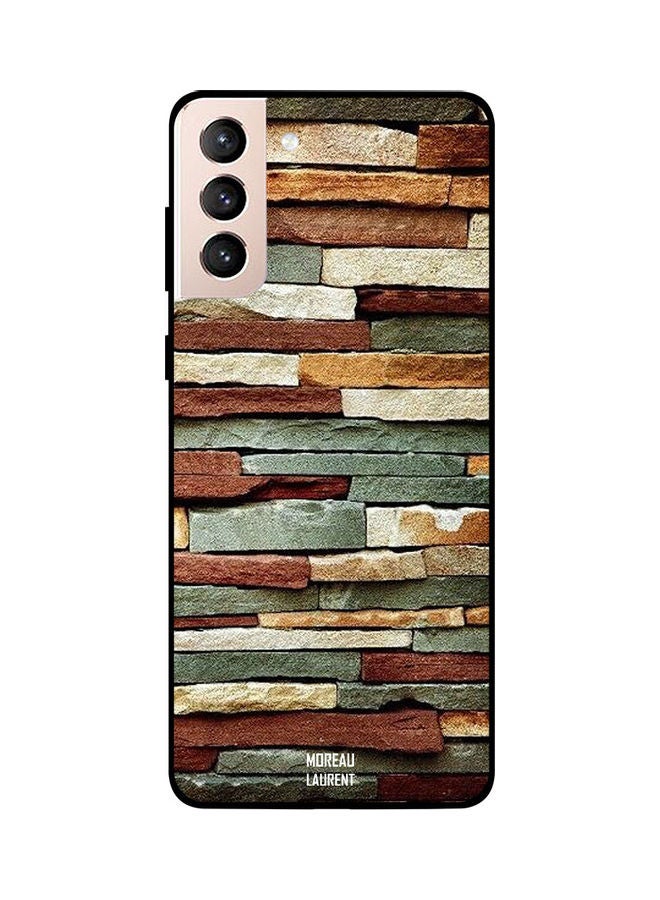 Moreau Laurent Stones Wall Pattern Printed Protective Case Cover For Samsung Galaxy S21 Plus multicolour - Image 1