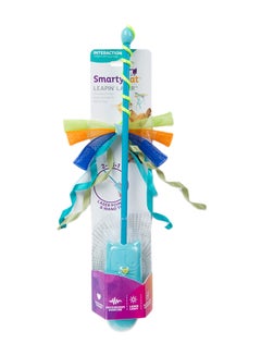 2 In 1 Laser And Wand Cat Toy Blue